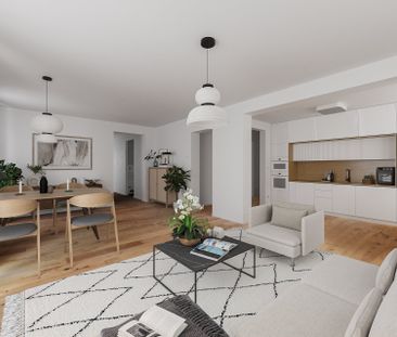 Moderne 2,5-Zimmer-Wohnung mit EBK, offenem Wohn-/Essbereich & Ankl... - Photo 1