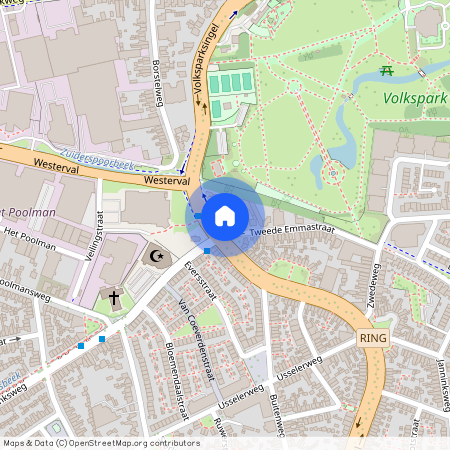 2, Volksparksingel, 7513CT, Enschede