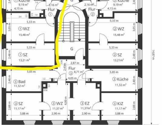 2 Zi.-Whg. (Kulturdenkmal) - herrlicher Garten/ruhige Lage - möbliert, Kachelofen - Foto 1