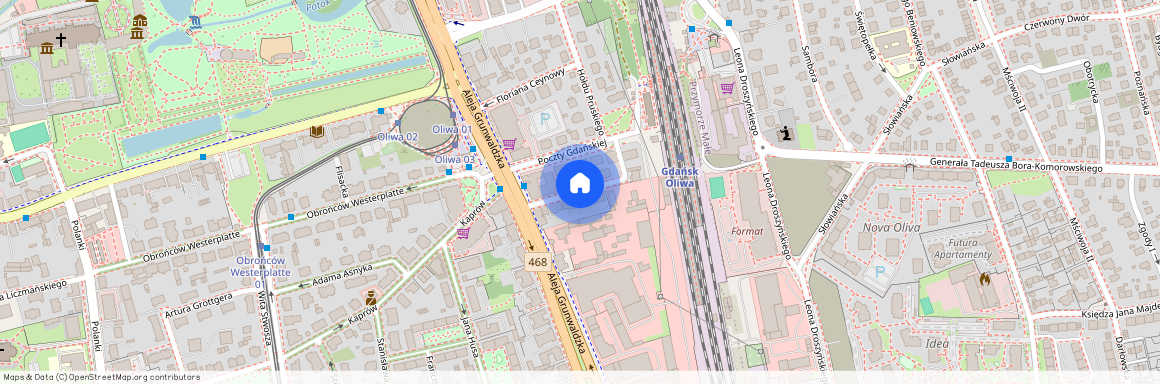 ul. Aleksandra Majkowskiego, Oliwa, Gdańsk, pomorskie