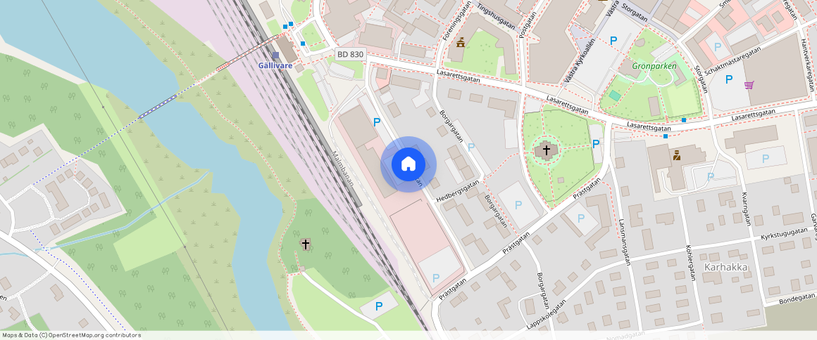Industrigatan, Gällivare