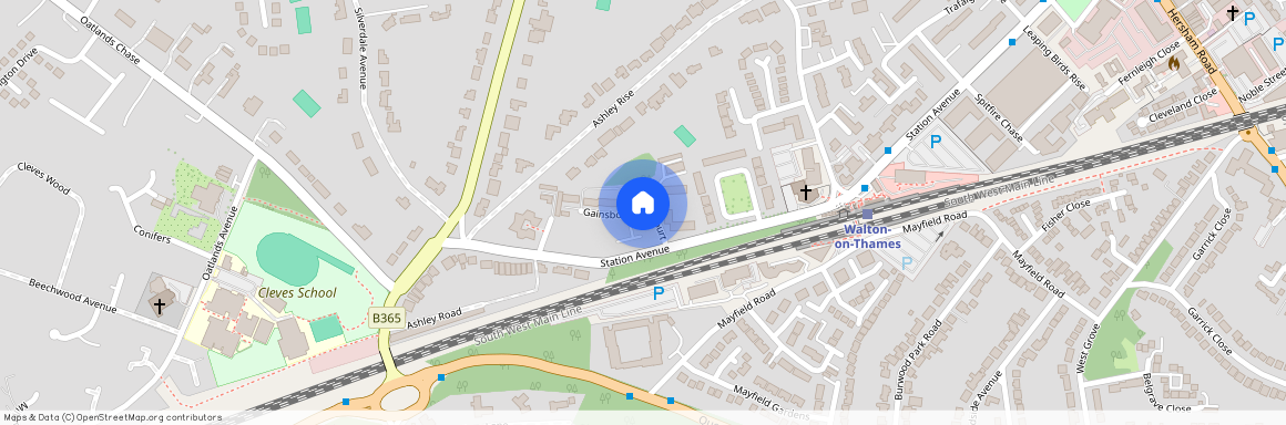 Gainsborough Court, Walton on Thames, Surrey