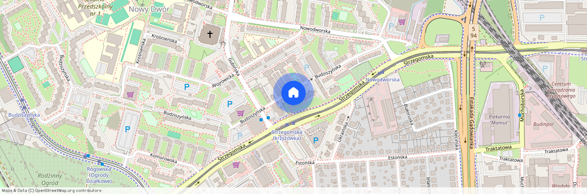 ul. Budziszyńska, Nowy Dwór, Fabryczna, Wrocław, dolnośląskie