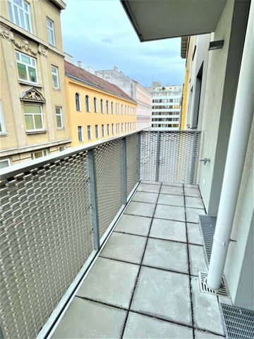 PLANETENGASSE, 44 m2 Neubau mit 5 m2 Balkon, 2 Zimmer, Kochnische, Wannenbad, Parketten, Hauptbahnhof-Nähe - Photo 3