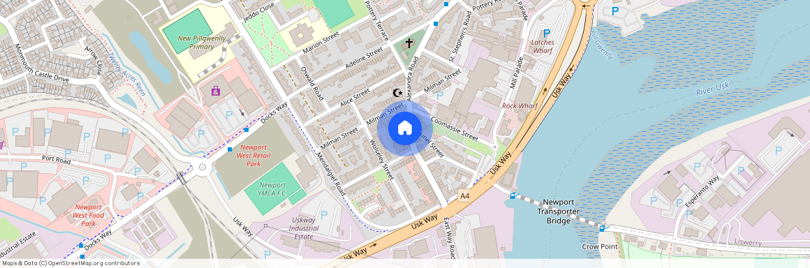 Large First Floor Flat. Alexandra Road, Newport