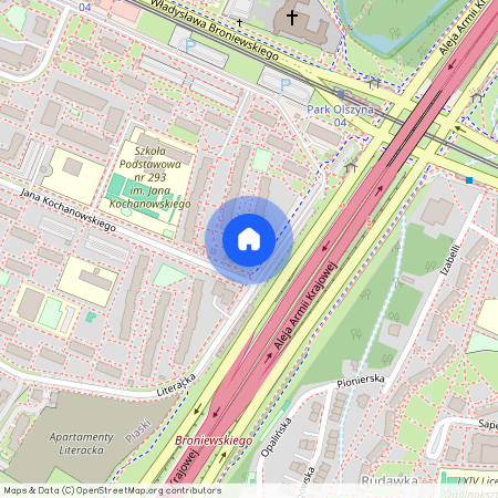 ul. Jana Kochanowskiego, Piaski, Bielany, Warszawa, mazowieckie