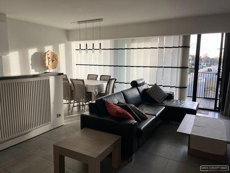 Gemeubeld appartement te huur in centrum Waregem met 2 terrassen - Foto 4