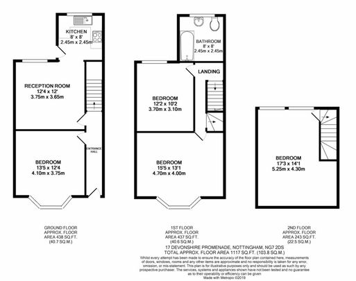 4 Bedroom Terraced To Rent in Lenton - Photo 1