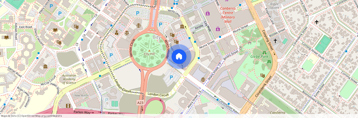 Australian Capital Territory 2601, Canberra Central