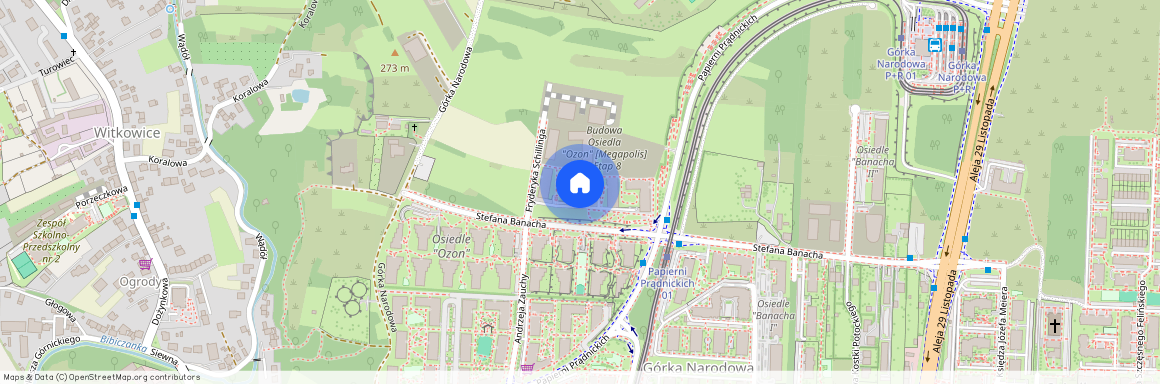 ul. Stefana Banacha, Górka Narodowa, Prądnik Biały, Kraków, małopolskie