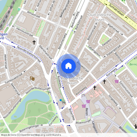 Indische buurt, 9715 BP, Tweede Hunzestraat, Groningen