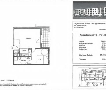 Location Appartement 2 pièces 48m² MERIGNAC 33700 - Photo 4