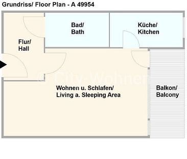 An der Grenze zu Hamburg-Billstedt in Oststeinbek gelegene möblierte Wohnung mit Balkon und Stellplatz - Photo 2