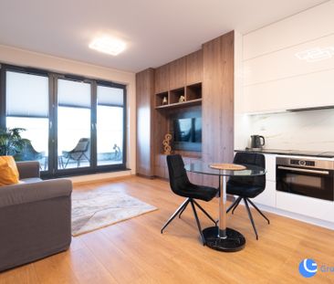 Wiślane Tarasy, Grzegórzki, kawalerka 28m2, balkon - Photo 1