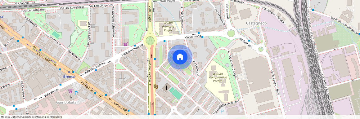 Via Andrea del Castagno, Włochy, Milan