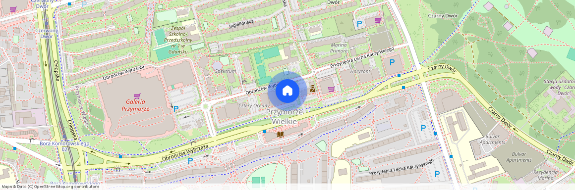 ul. Obrońców Wybrzeża, Przymorze Wielkie, Gdańsk, pomorskie