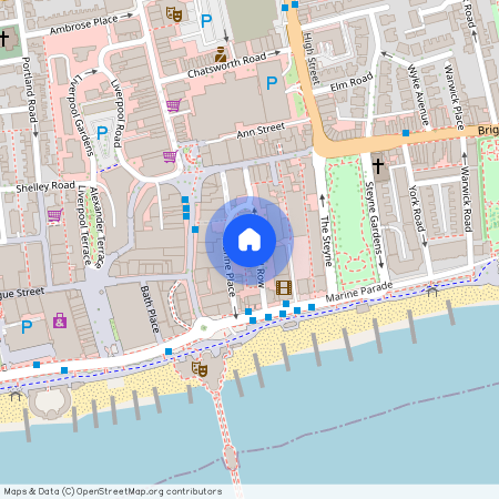 Bedford Row, Worthing Centre, West Sussex, BN11