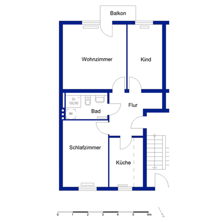 Beliebtes Erdgeschoss: 3-Zimmer-Wohnung mit sonnigem Balkon und Grünblick - Photo 5