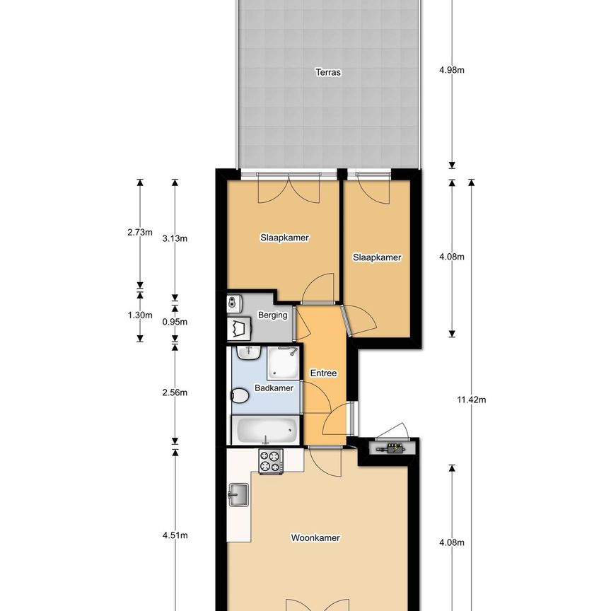 Kanaalstraat 132-1, Cremerbuurt-West, 1054XN, Amsterdam - Foto 1