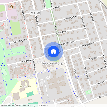 Föreningsgatan, Teckomatorp