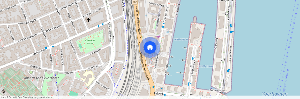 Pakhusvej, 2100 København, Danmark