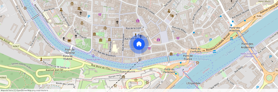 Rue Des Fossés Fleuris, 12-14, 15, 5000, Namur