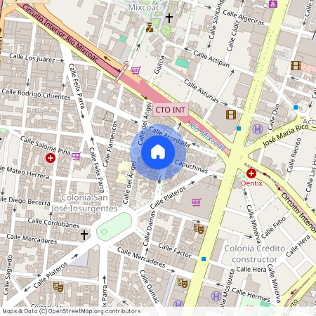 Capuchinas, Colonia San José Insurgentes, C.P. 03900, Df / Cdmx