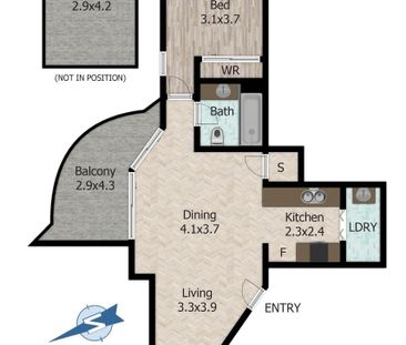 FURNISHED ONE BEDROOM SUN-DRENCHED NORTHEAST CORNER - Photo 4