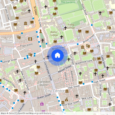 Ship Street, Oxford, Oxfordshire, OX1