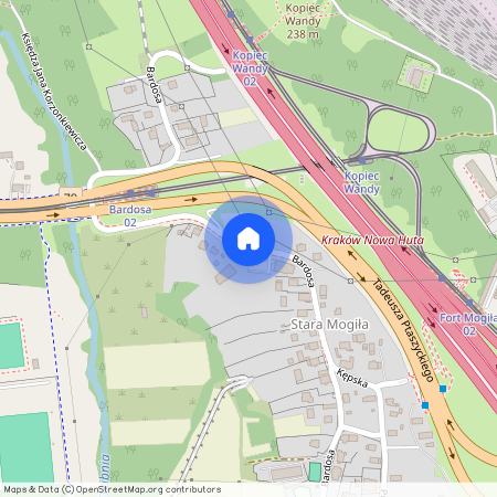 ul. Bardosa, Mogiła, Nowa Huta, Kraków, małopolskie