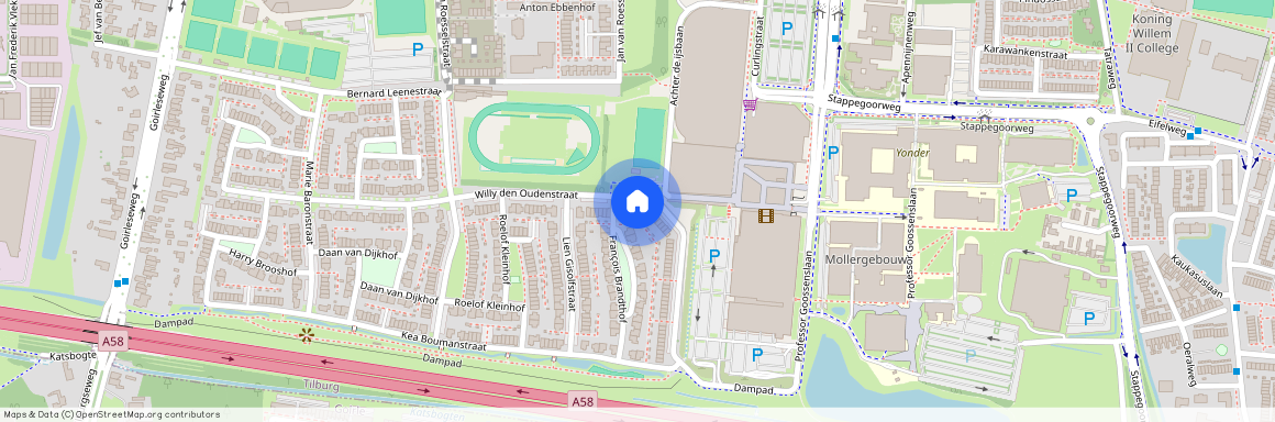 Willy Den Oudenstraat, 109, Tilburg