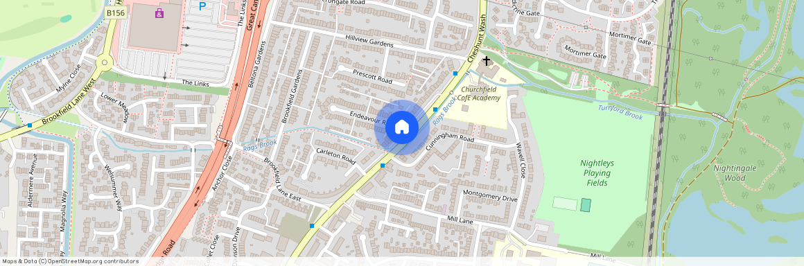 Cheshunt Wash, Cheshunt, Waltham Cross EN8