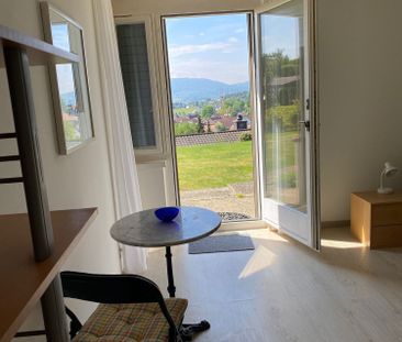 1 Zimmer Einliegerwohnung, möbliert mit toller Aussicht - Foto 1