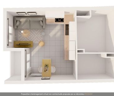 location Appartement T1 DE 25.2m² À TOULOUSE - Photo 1
