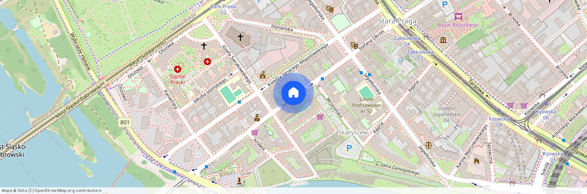 ul. Stefana Okrzei, Stara Praga, Praga-Północ, Warszawa, mazowieckie