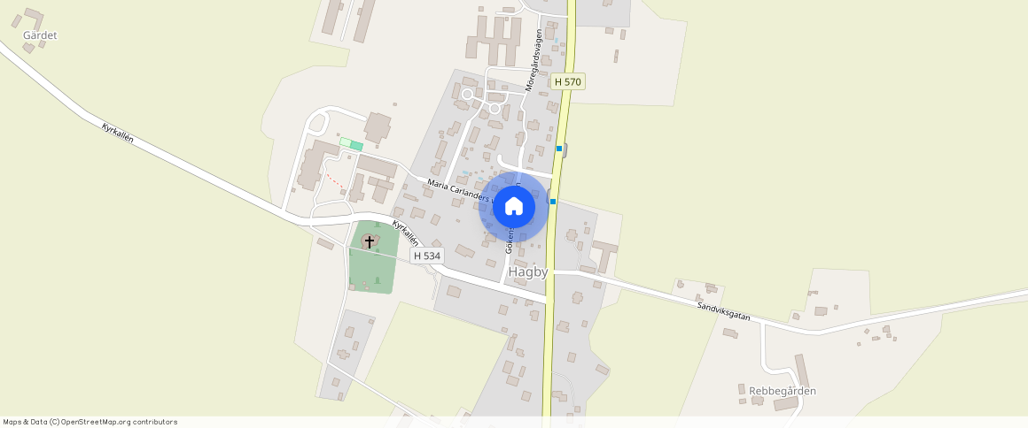 Gökensborgsvägen, Hagby