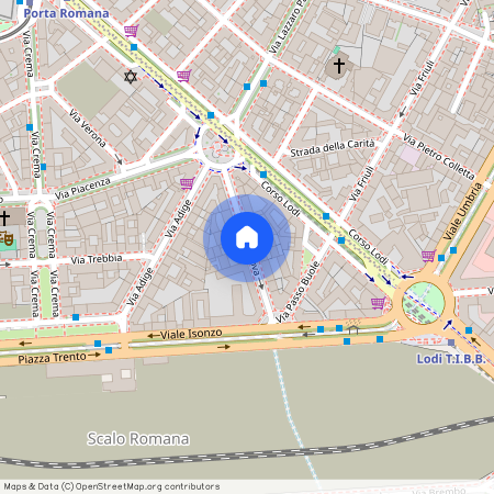 Via Mantova, Włochy, Milan