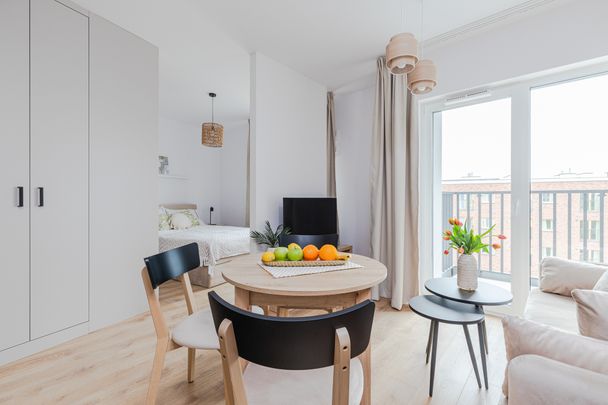 Studio ze strefą sypialnianą BOHO| COWORK|METRO – zdjęcie 1