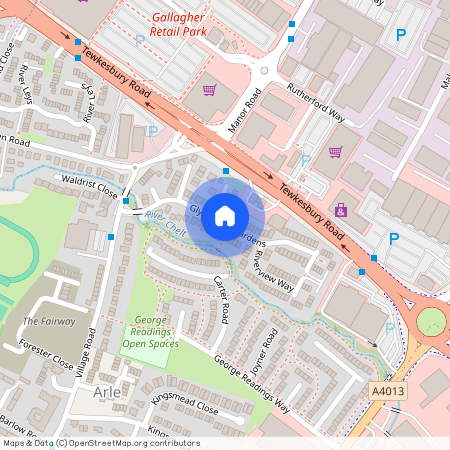 Glynbridge Gardens, Cheltenham, Gloucestershire, GL51