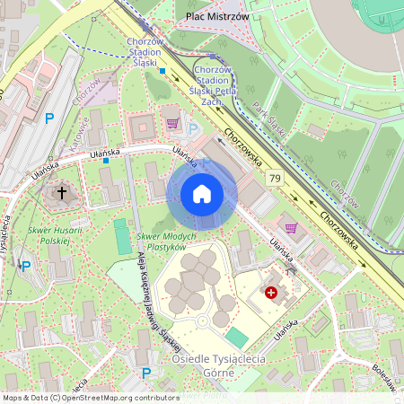 ul. Ułańska, Osiedle Tysiąclecia, Katowice, śląskie