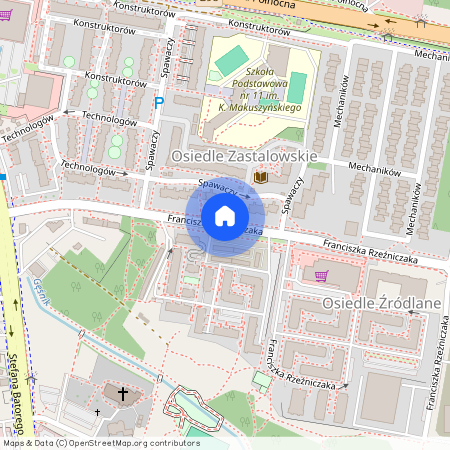 ul. Franciszka Rzeźniczaka, Centrum, Zielona Góra, lubuskie