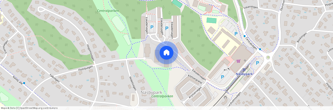 Näsbypark, Täby, Stockholm, Eskadervägen 1