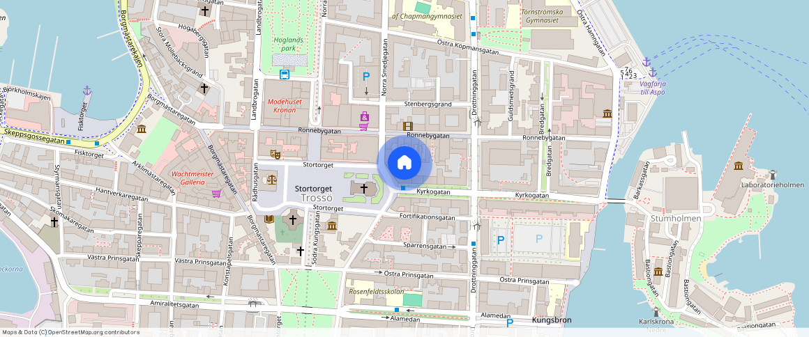 Trossö/centrum, Karlskrona, Blekinge, Stortorget 2