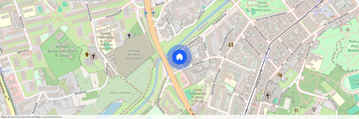 ul. Tadeusza Czackiego 14, Stare Podgórze, Podgórze, Kraków, małopolskie