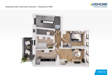 Tolle 2-Raum-Wohnung im sanierten Altbau zum Erstbezug - WE03 - Photo 3