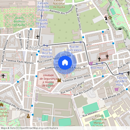 Travessa Boa Hora à Ajuda, Portugalia, Lisbon