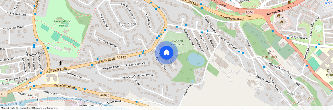 Pye Nest Drive, Halifax