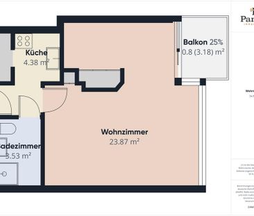 Modernes 1-Zimmer-Apartment mit Balkon in gefragter Lage von Lauren... - Photo 6