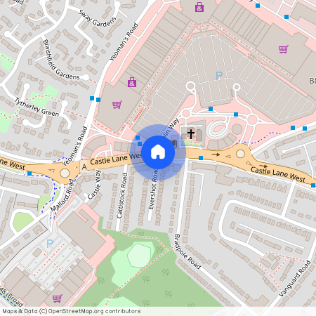 Castle Lane West, Bournemouth