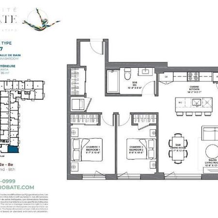 2 CH - 1 SDB - Montreal - $2,190 /mo - Photo 4